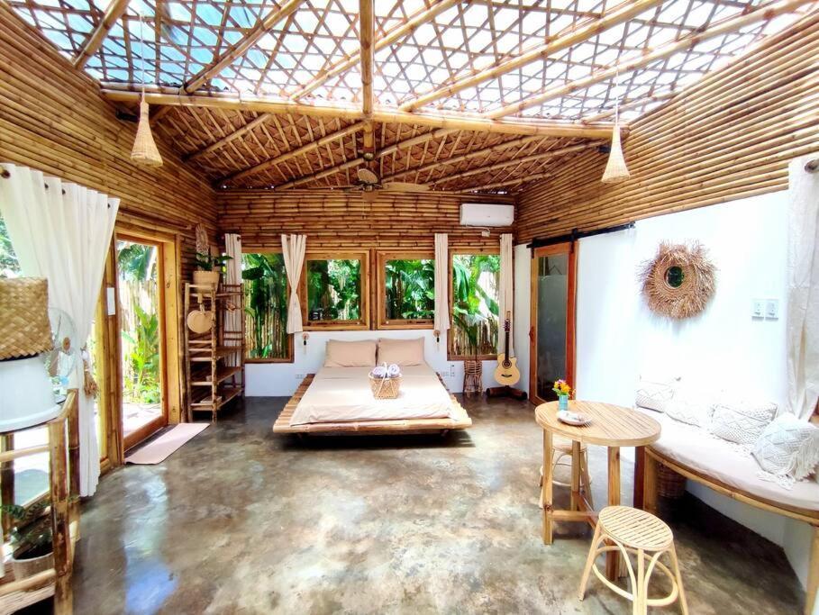 The Bamboo Houses - Tropical Garden & Empty Beach General Luna  Eksteriør billede