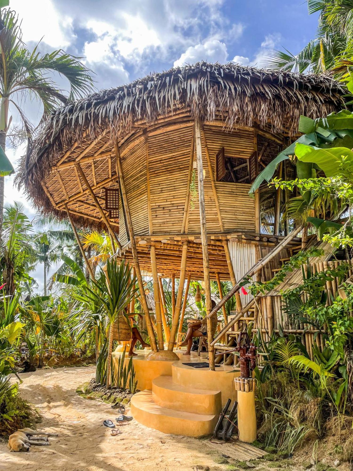 The Bamboo Houses - Tropical Garden & Empty Beach General Luna  Eksteriør billede