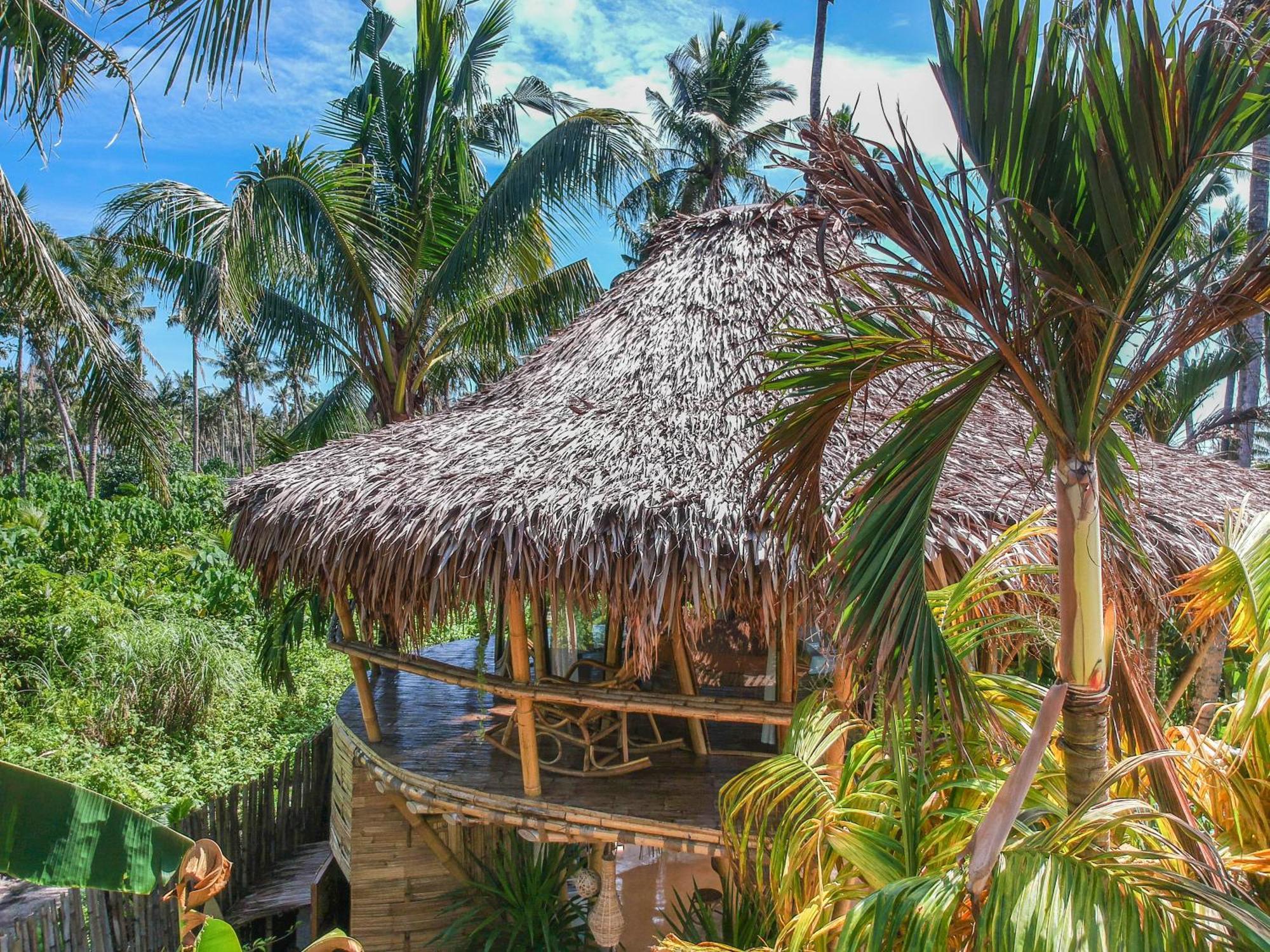 The Bamboo Houses - Tropical Garden & Empty Beach General Luna  Eksteriør billede